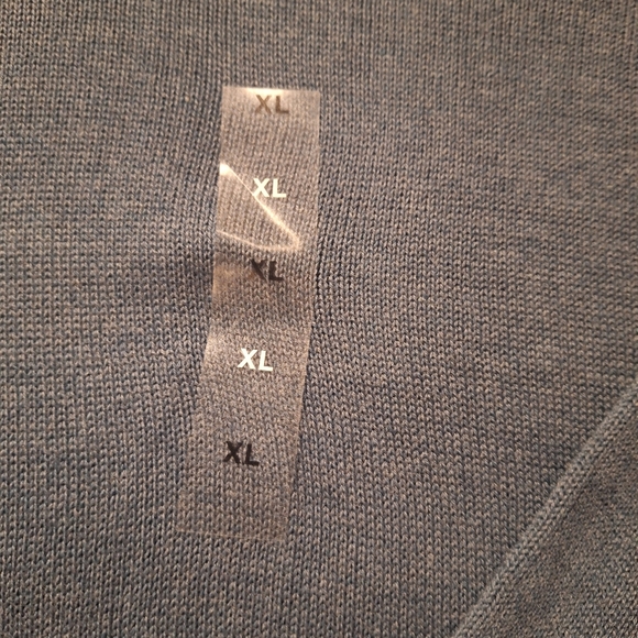 Club Room Men's Ribbed Four-Button Sweater, Blue Wing Hthr, Size XL NWT - Picture 7 of 16